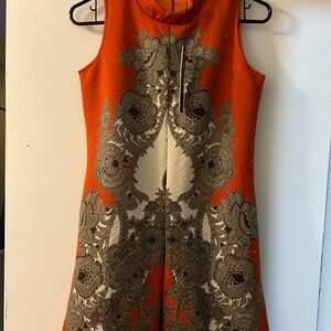 Orange union of Angels size extra small beautiful print in fabric originally 169